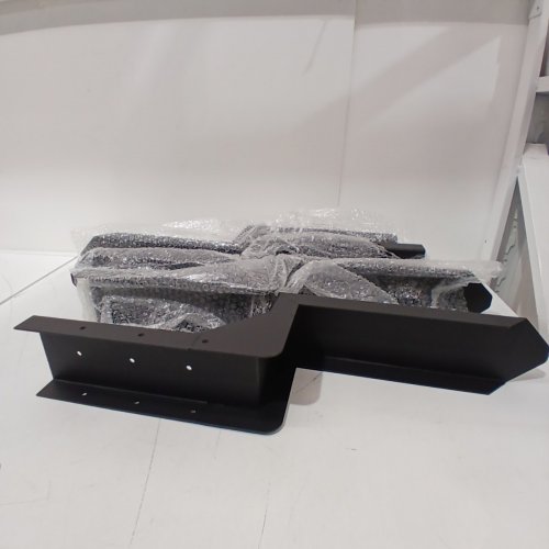 4PK FENCE POST REPAIR KIT STEEL ANCHORS WITH STAKES - 3.5" X 24" X 4" - BLACK (MODEL: ‎WGB-3.7-24-4) image 2