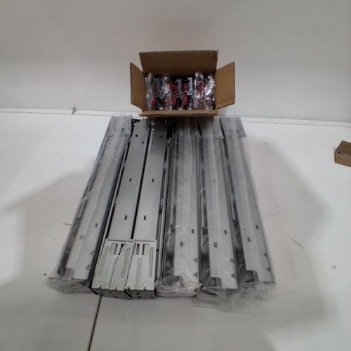 6PK HEAVY DUTY EXTENSION DRAWER SLIDES - 15" - SILVER/GREY (MODEL:30201B.381-6) image 2