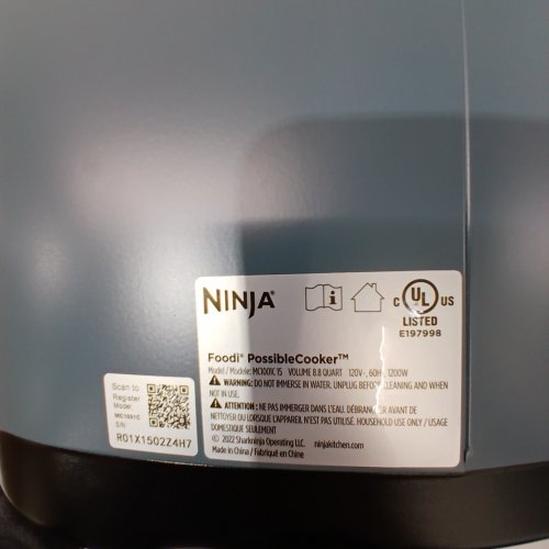 NINJA FOODI POSSIBLECOOKER PRO 8-IN-1 MULTI-COOKER - 8.8QT CAP - SEA SALT GREY (MODEL: MC1001C) image 10