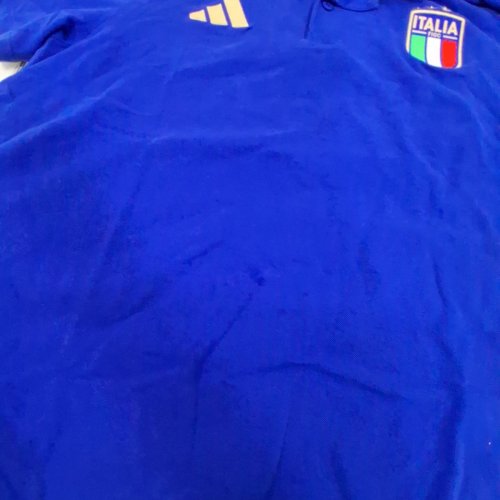 BOY'S ADIDAS ITALY DNA T-SHIRT - EXTRA LARGE - BLUE (STYLE: JZ2064) image 3