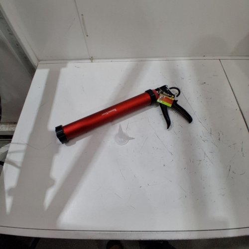 TOOLTECH XPERT PRO SUPER HEAVY DUTY SAUSAGE-STYLE ALUMINUM CAULKING GUN - 15" - RED image 2