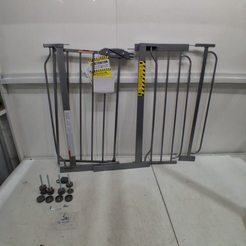 REGALO EASY STEP EXTRA WIDE BABY GATE - 29"- 49" X 30" - GREY (MODEL: 1164 EP DS) image 2