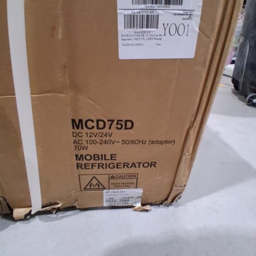 BODEGA COMPRESSOR FRIDGE FREEZER APP CONTROLLED - 12V/24V - 75L - BLACK (MODEL:MCD75D) image 3