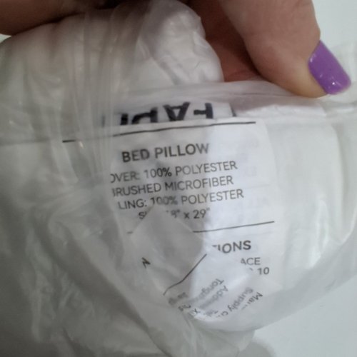 FAPO MICROFIBRE BED PILLOW - QUEEN - WHITE image 3