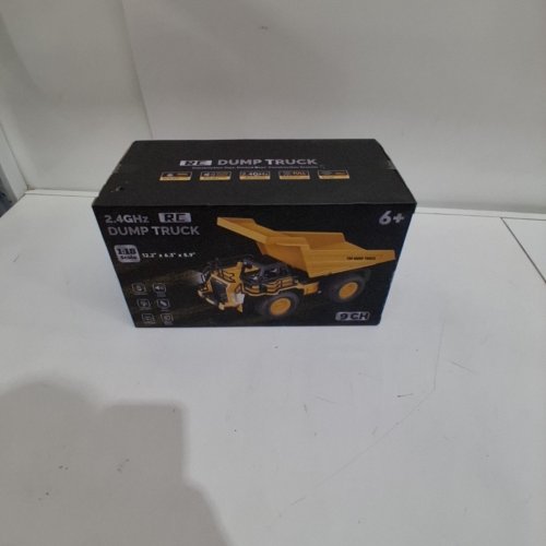 NOKA RC DUMP TRUCK WITH 9 CONTROLS - 2.4 GHZ - 1:18 - YELLOW/BLACK (MODEL: D93304/1/2) image 2