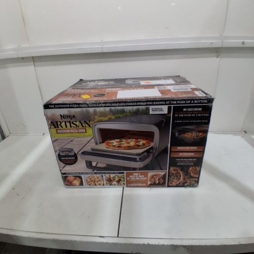 NINJA ARTISAN OUTDOOR PIZZA OVEN WITH 700F MAX TEMPERATURE - 12" - BLACK (MODEL: MO201C) image 9