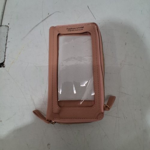 VEFLORA TOUCHSCREEN PHONE CROSSBODY BAG WALLET - PINK/GOLD (STYLE: 20292203724) image 3