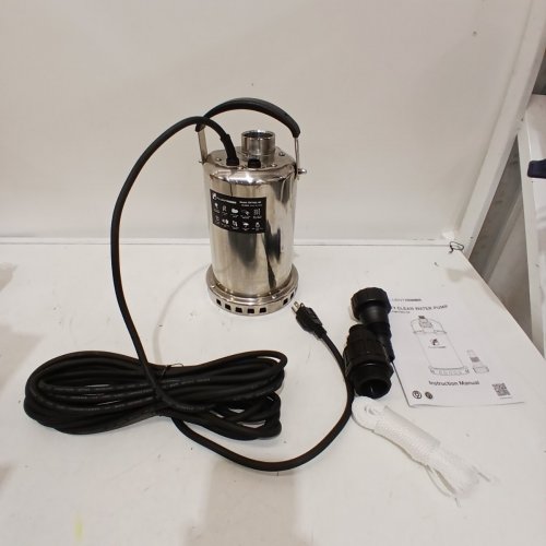 FLUENTPOWER 3/4HP 3300GPH STAINLESS STEEL SUBMERSIBLE PUMP (MODEL: FSP750C-NF) image 2