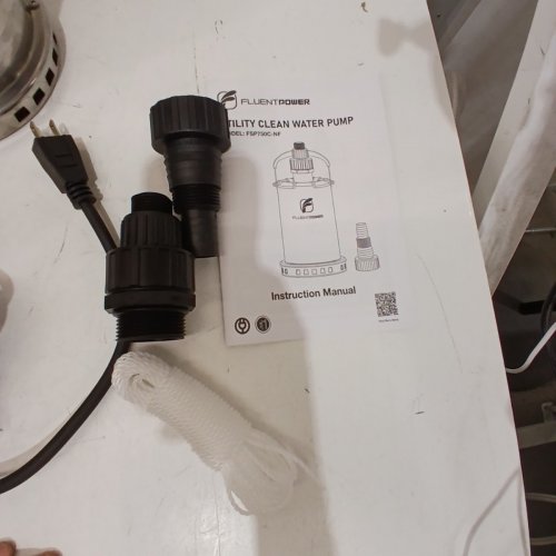 FLUENTPOWER 3/4HP 3300GPH STAINLESS STEEL SUBMERSIBLE PUMP (MODEL: FSP750C-NF) image 3
