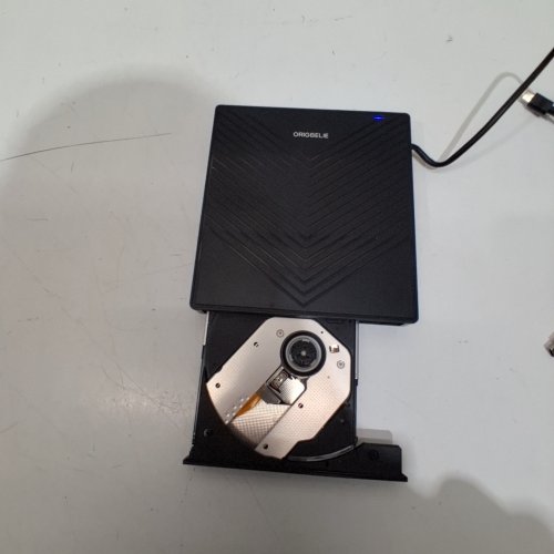 ORIGBELIE 8-IN-1 SLIM EXTERNAL CD/DVD DRIVE & BURNER - BLACK (MODEL: BT669) image 2