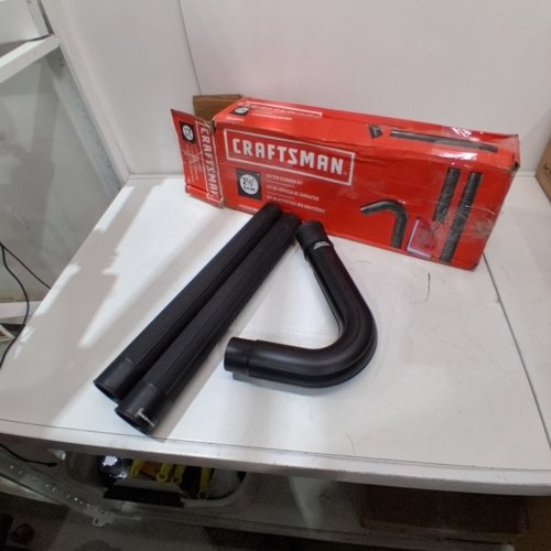 4PC CRAFTSMAN WET DRY/VACUUM GUTTER CLEANING KIT FOR SHOP VACUUMS - 2.5" - BLACK (MODEL:CMXZVBE38640) image 2