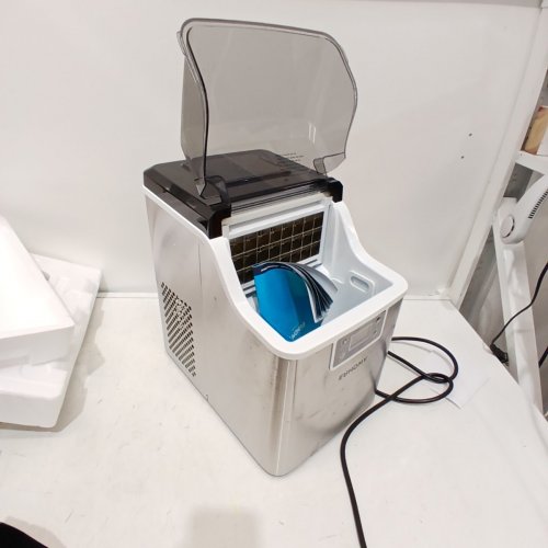 EUHOMY ICE CUBE MAKER MACHINE - 45LBS/DAY - SILVER/BLACK - (MODEL: IM004-CSI-CAEH) image 3