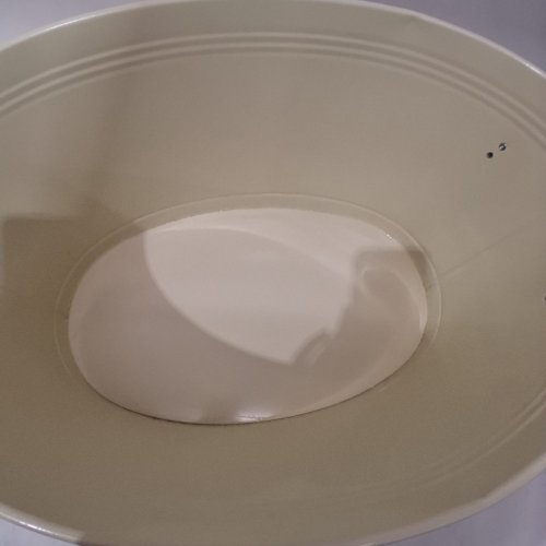 RUSTIC ICE CHILL BEVERAGE TUB/BUCKET - 6.3GAL - CREAM WHITE image 3