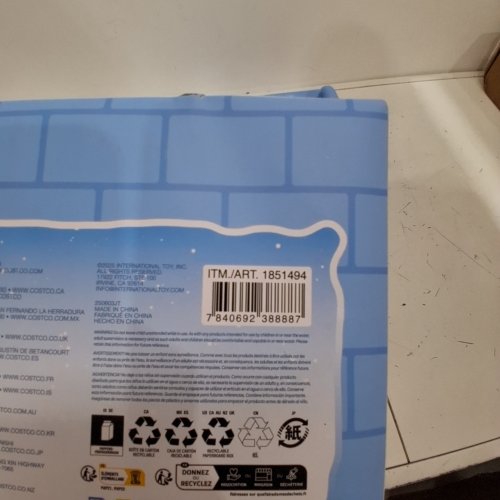 10PC SNOW PLAYSET - BLUE (ITEM: 1851494) image 2