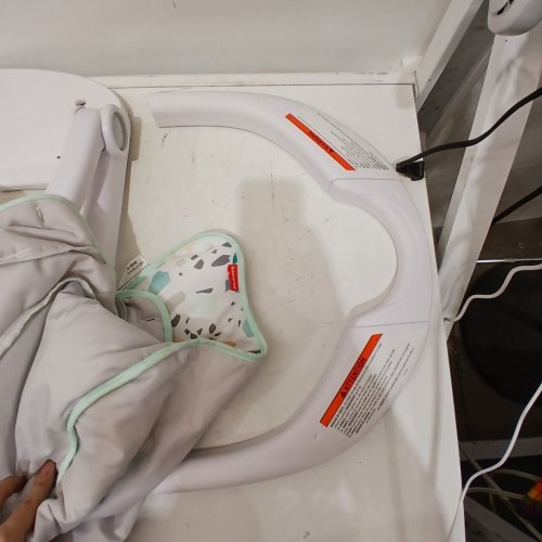 FISHER-PRICE PORTABLE BABY CHAIR SIT-ME-UP FLOOR SEAT WITH DEVELOPMENTAL TOYS - 44LB - WHITE/MULTICOLOUR - (MODEL: GKJ14) image 3