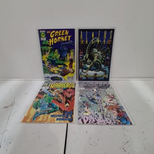 4 ASSTD MARVEL, DARK HORSE, IMAGE AND NOW COMIC BOOKS - WILDCATS #2, WARHEAADS #6, THE GREEN HORNET #5, ALIENS HIVE #1 OF 4 - VARIOUS AUTHORS image 2