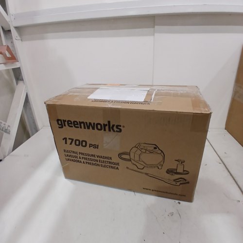GREENWORKS COLD WATER ELECTRIC PRESSURE WASHER - 1700 PSI - 1.2GPM - 13 AMP - GREEN (MODEL: GPW1704) image 5