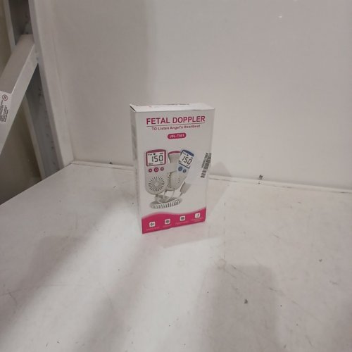 PORTABLE FETAL DOPPLER, HEALTH CANADA LICENSED HEARTBEAT MONITOR SOUND TRANSDUCER - 3 V - WHITE / PINK (MODEL: JSL-T501) image 6