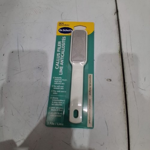 DR. SCHOLL'S CALLUS FILER INSTANTLY REMOVES ROUGH HARD AND CALLUSED SKIN - WHITE/SILVER image 2