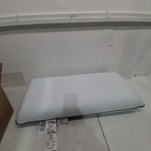 LINENSPA VENTILATED BAMBOO CHARCOAL MEMORY FOAM PILLOW - 35" X 16"- WHITE image 2