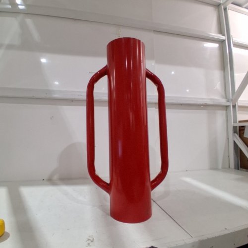 TOOLWAY HEAVY DUTY STEEL POST DRIVER - 27" X 6" - RED (MODEL: 178494) image 2