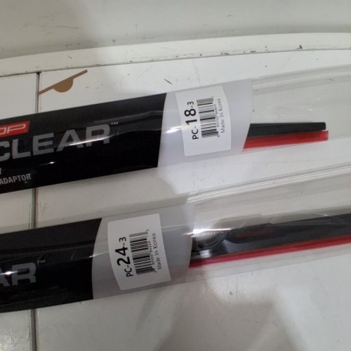 2PC POWERCLEAR BY POWERSTOP WINDSHIELD WIPER BLADE KIT - 18"/24" - BLACK image 3