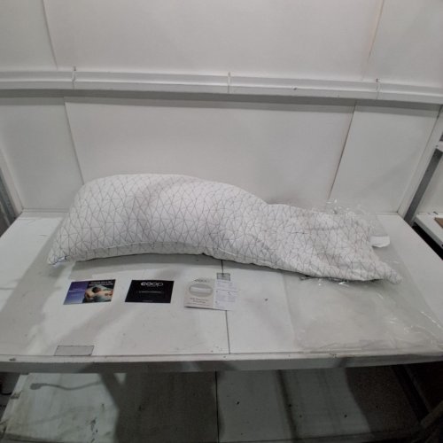 COOP HOME GOODS THE ORIGINAL BODY ADJUSTABLE PILLOW FOR SLEEPING - 20" X 54" - WHITE image 3