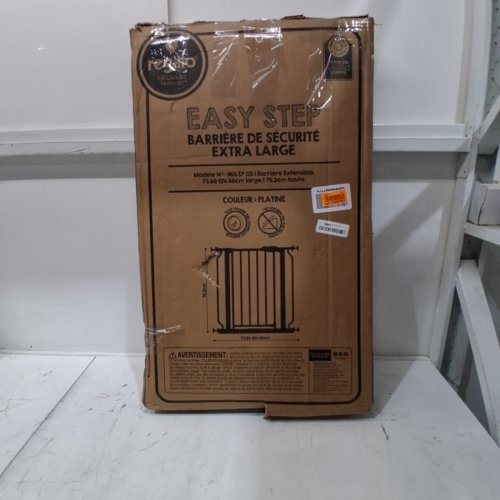 REGALO EASY STEP 49" EXTRA WIDE BABY GATE - 30"X49" - PLATINUM (MODEL: 1164 EP DS) image 3