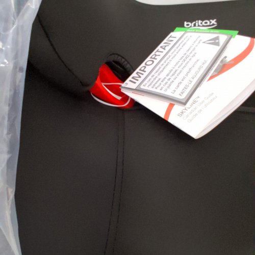 BRITAX SKYLINE 2-STAGE BELT-POSITIONING BOOSTER CAR SEAT WITH 2-LAYER IMPACT PROTECTION - 40-120LB CAPACITY - DUSK/BLACK (MODEL: E1C249H) image 4