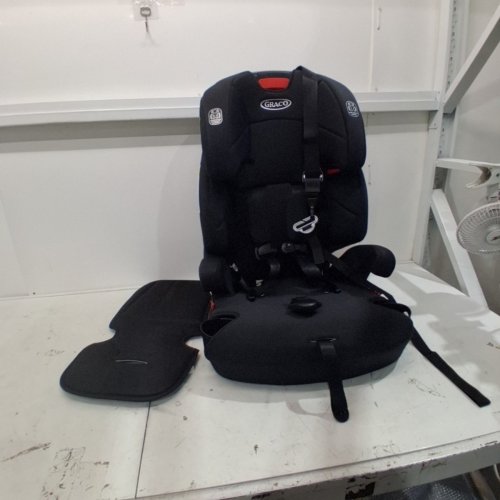 GRACO TRANZITIONS 3-IN-1 HARNESS/HIGHBACK/BACKLESS BOOSTER CAR SEAT - 100LBS MAX/CAP - PROOF/BLACK (MODEL: 2035724) image 4