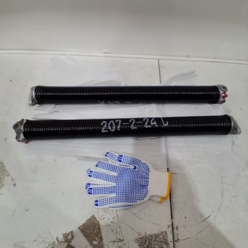 2PK UNIVERSAL GARAGE DOOR TORSION SPRINGS - 0.218" X 2" X 24" - BLACK (MODEL: GZ24) image 2