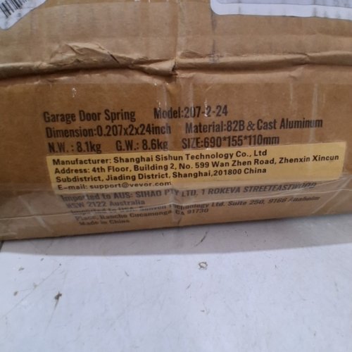 2PK UNIVERSAL GARAGE DOOR TORSION SPRINGS - 0.218" X 2" X 24" - BLACK (MODEL: GZ24) image 3