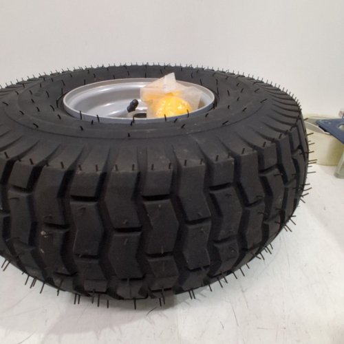2PK AR-PRO FRONT TIRE AND WHEEL ASSEMBLY WITH TURF TREAD - FOR RIDING MOWER LAWN TRACTOR - 15 X 6.00-6" - BLACK image 4