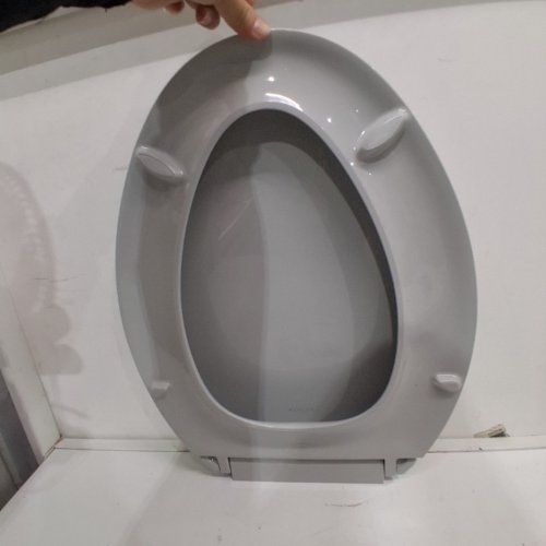 KOHLER CACHET ELONGATED TOILET SEAT WITH QUIET CLOSE TECHNOLOGY - 18 5/8" X 14 3/16" - ICE GREY - (MODEL: 4636-RL-95) image 3