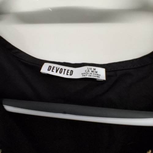 DEVOTED FLORAL EMBROIDERED DRESS - MEDIUM - BLACK image 2