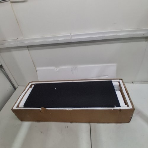 SHINTENCHI OVER THE TOILET STORAGE CABINET WITH ADJUSTABLE SHELF AND GLASS DOORS - 23.6" X 8.5" X 65.4" - BLACK (MODEL: SHX-MTJ2466B-BK-X-0-S) image 5