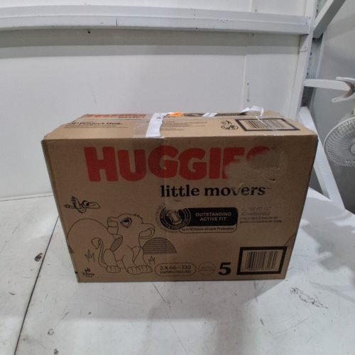 132PK HUGGIES® LITTLE MOVERS DIAPERS - SIZE 5 - LION KING image 2