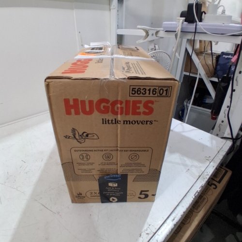 132PK HUGGIES® LITTLE MOVERS DIAPERS - SIZE 5 - LION KING image 3