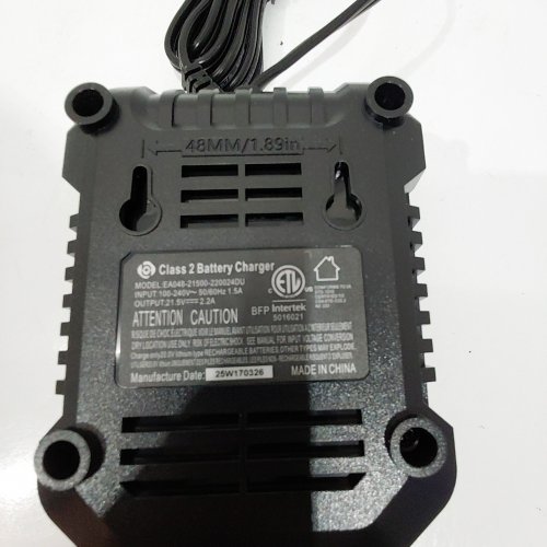 BATTERY CHARGER - FOR GROWORT TOOLS - 21V (MODEL: EA04B-21500-220024DU) image 3
