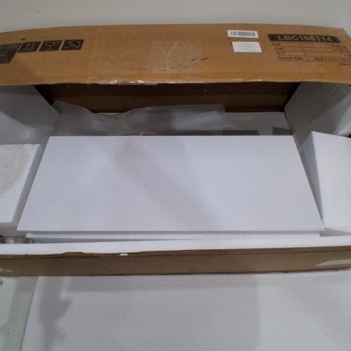 VASAGLE 6-TIER ADJUSTABLE SHELVING OPEN BOOKCASE - 63.3" X 23.6" X 9.4" - WHITE (MODEL: LBC166T14) image 2