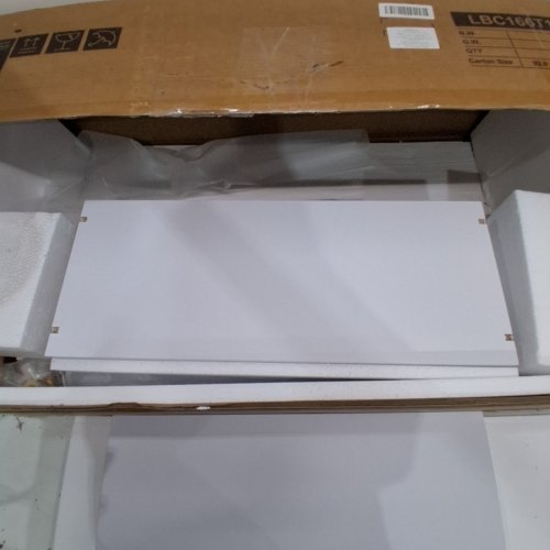 VASAGLE 6-TIER ADJUSTABLE SHELVING OPEN BOOKCASE - 63.3" X 23.6" X 9.4" - WHITE (MODEL: LBC166T14) image 3