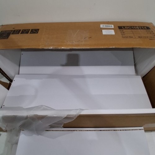 VASAGLE 6-TIER ADJUSTABLE SHELVING OPEN BOOKCASE - 63.3" X 23.6" X 9.4" - WHITE (MODEL: LBC166T14) image 6