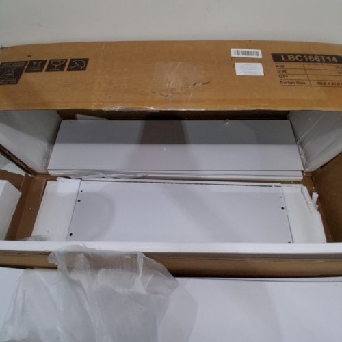 VASAGLE 6-TIER ADJUSTABLE SHELVING OPEN BOOKCASE - 63.3" X 23.6" X 9.4" - WHITE (MODEL: LBC166T14) image 8