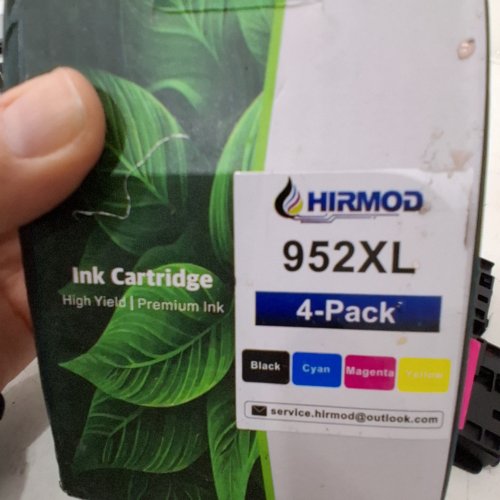 4PK HIRMOD INK CARTRIDGES - BLACK, CYAN, MAGENTA, YELLOW (MODEL: 952XL) image 2