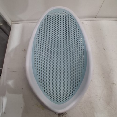 ANGELCARE ERGONOMIC SOFT-TOUCH BABY BATH SUPPORT- 22" X 11" - AQUA/WHITE image 3