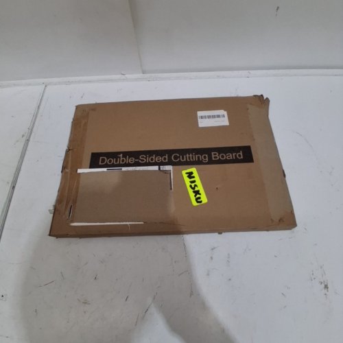 SUPPLY DEPO DOUBLE-SIDED TITANIUM/WHEAT STRAW CUTTING BOARD - 15.16" X 10.43" X 0.512" - BLACK/SILVER/CREAM (MODEL: C-02) image 4