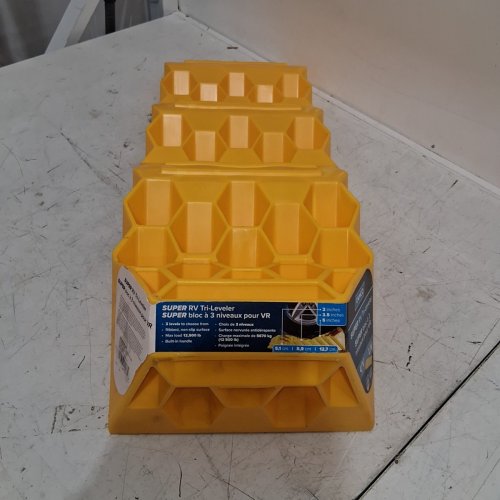 CAMCO CAMPER/RV SUPER TRI LEVELER - 2"/3.5"/5" - 12,500LBS MAX - YELLOW - (MODEL: 21028) image 2