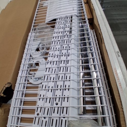 RUBBERMAID CONFIGURATIONS 4FT-8FT DELUXE CUSTOM CLOSET KIT, TITANIUM - 3H89 image 4