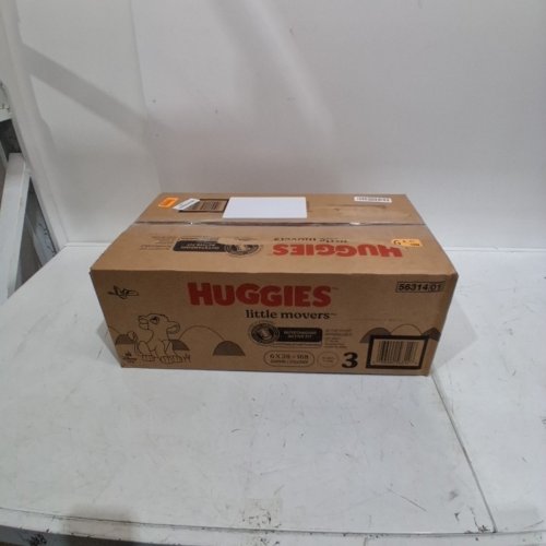 168PK HUGGIES LITTLE SNUGGLERS BABY DIAPERS - SIZE 3 - WINNIE THE POOH image 2