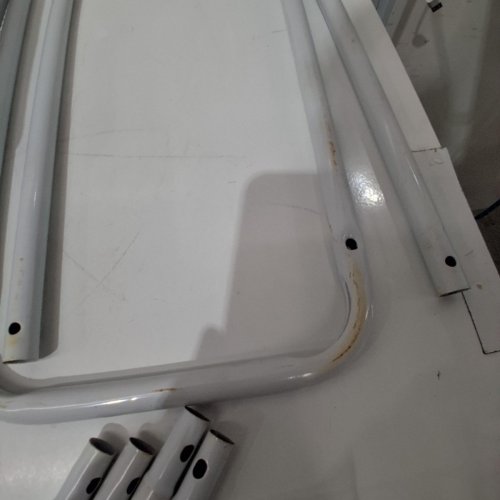 AMAZON BASICS 3-TIER METAL ROLLING UTILITY CART - 13.35"D X 17"W X 31"H - WHITE - (MODEL: WK130840-2-WHITE) image 3